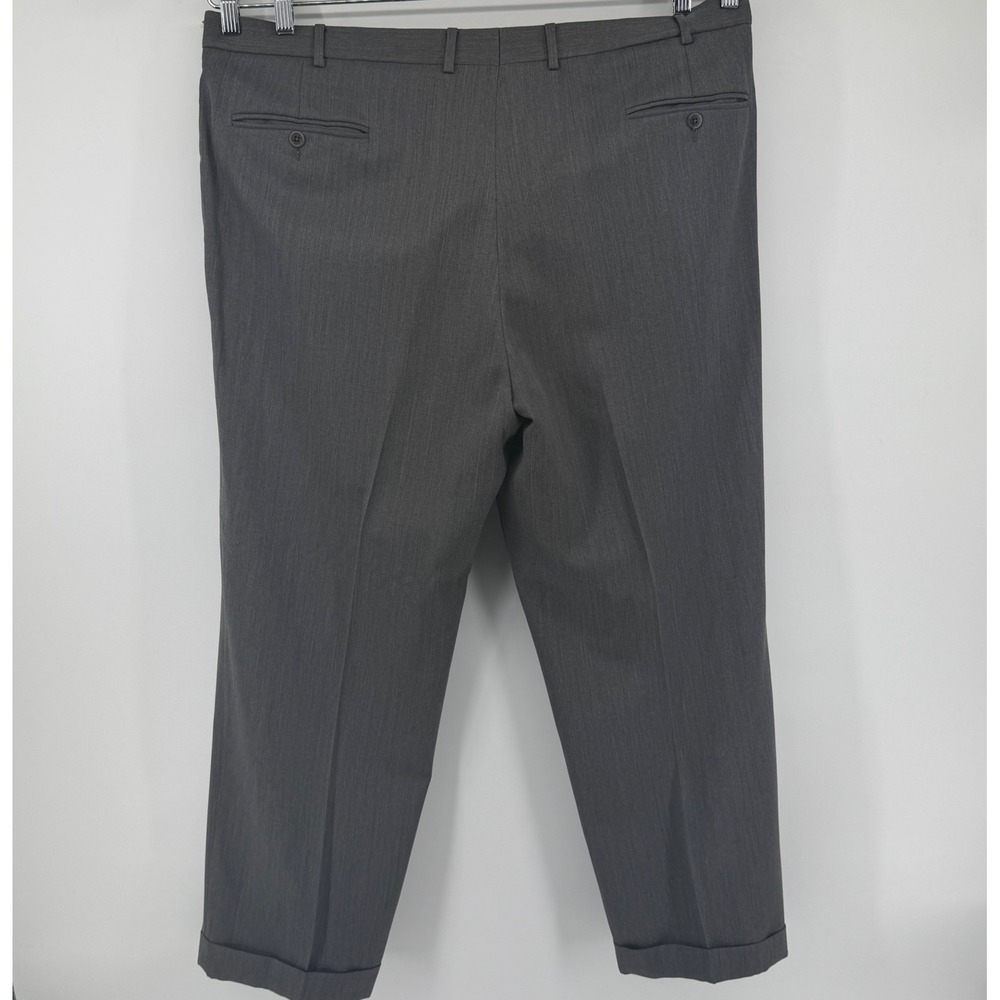 Brooks Brothers Men's Dark Charcoal Dress Pants - Picture 3 of 6